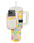 Spring Flowers Wholesale Tumbler Zipper Pouch