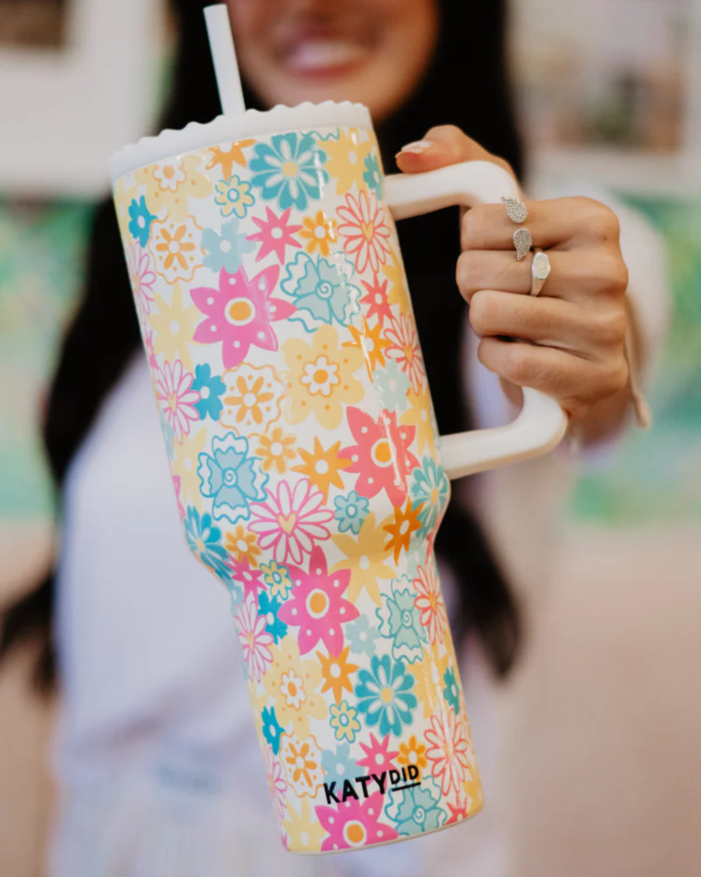 Spring Flowers Wholesale 38 Oz Tumbler