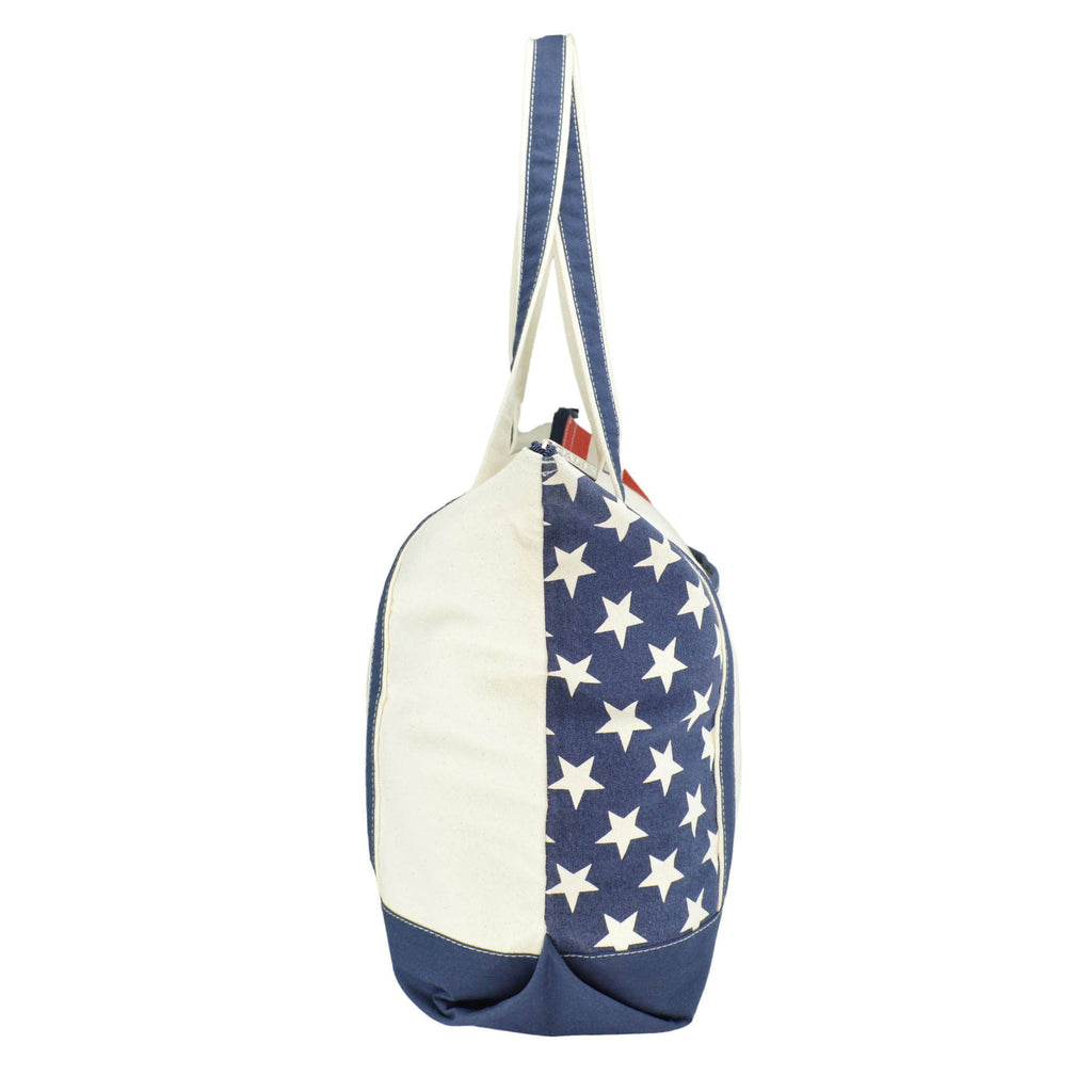 DALIX Flag Tote Bag USA American Pride Shopping Bag